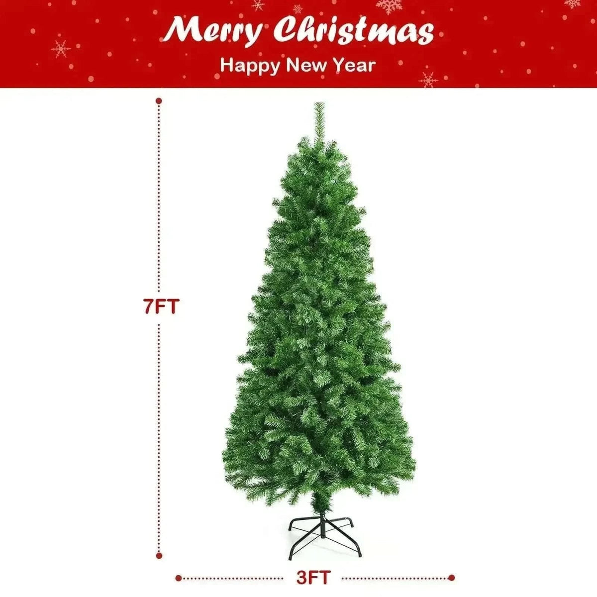 Pre-lit Multi-Colored Fiber Optic Spruce Artificial Christmas Tree Cartsfy Inc.