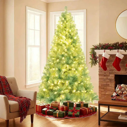 Pre-Lit Tinsel Christmas Tree - Artificial Xmas Tree for Home & Office Cartsfy Inc.