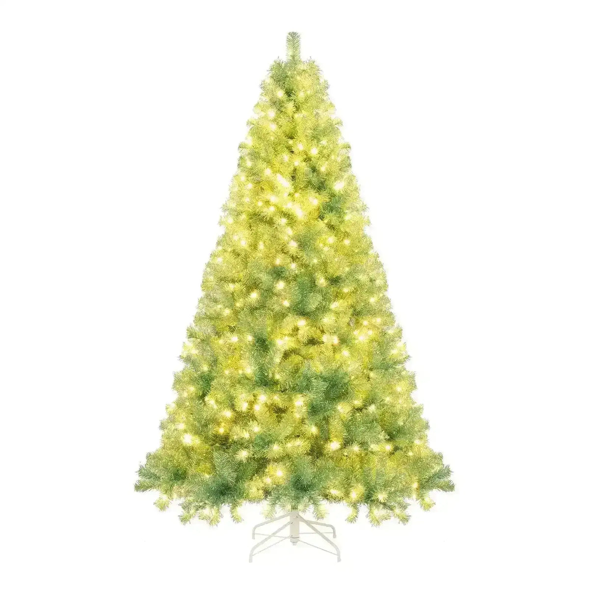 Pre-Lit Tinsel Christmas Tree - Artificial Xmas Tree for Home & Office Cartsfy Inc.