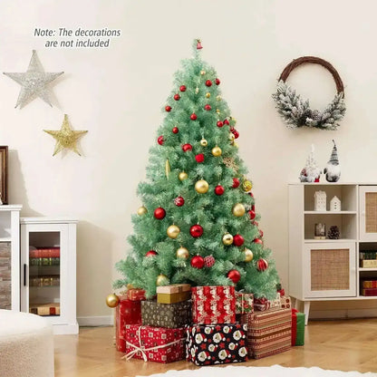 Pre-Lit Tinsel Christmas Tree - Artificial Xmas Tree for Home & Office Cartsfy Inc.