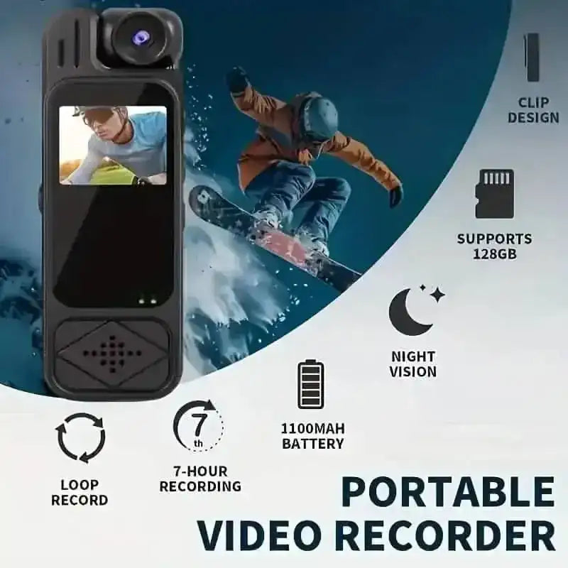 Premium Portable Body Camera Recorder – HD, SD Card Compatible DailySale Default Title Default Title-