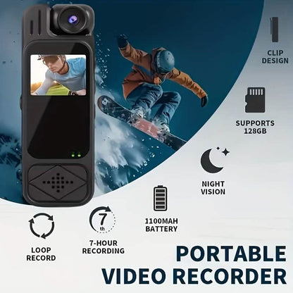 Premium Portable Body Camera Recorder – HD, SD Card Compatible Cartsfy Inc.