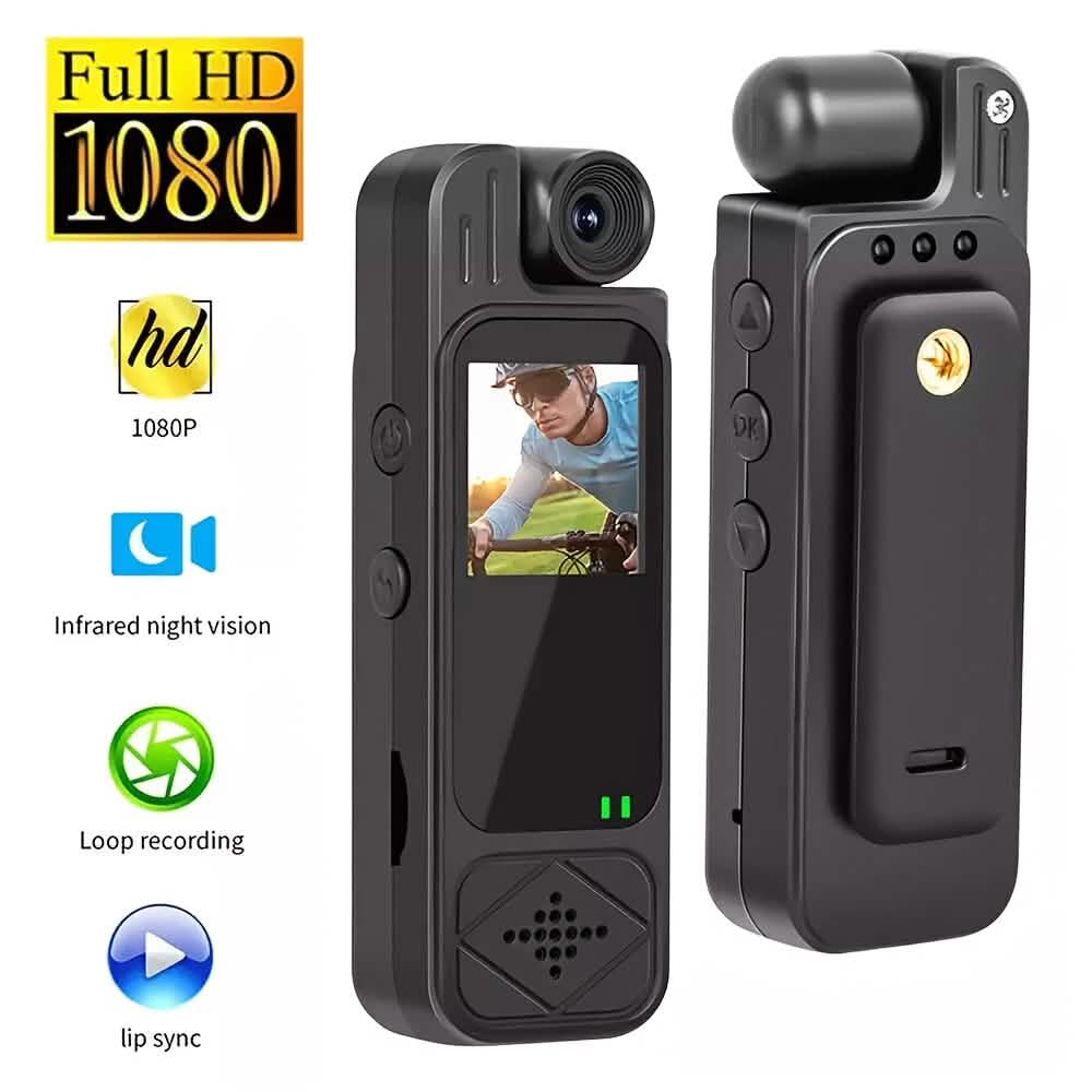 Premium Portable Body Camera Recorder – HD, SD Card Compatible Cartsfy Inc.