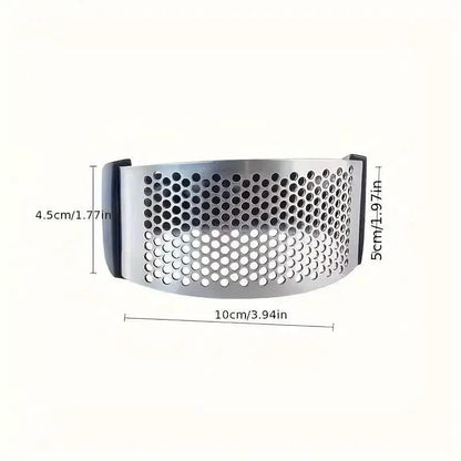 Premium Stainless Steel Garlic Rocker Press - Compact, Durable, and Rust - Resistant Kitchen Gadget - Cartsfy Inc.