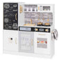 Pretend Play Kitchen with Utensils for Kids Aged 3+-White Cartsfy Inc.