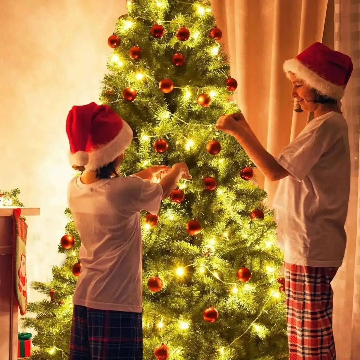 PVC Artificial Christmas Tree Premium Hinged Cartsfy Inc.
