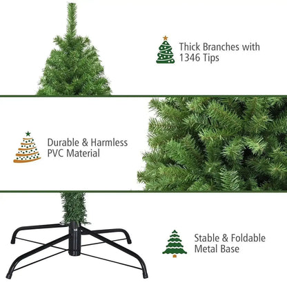 PVC Artificial Christmas Tree Premium Hinged Cartsfy Inc.
