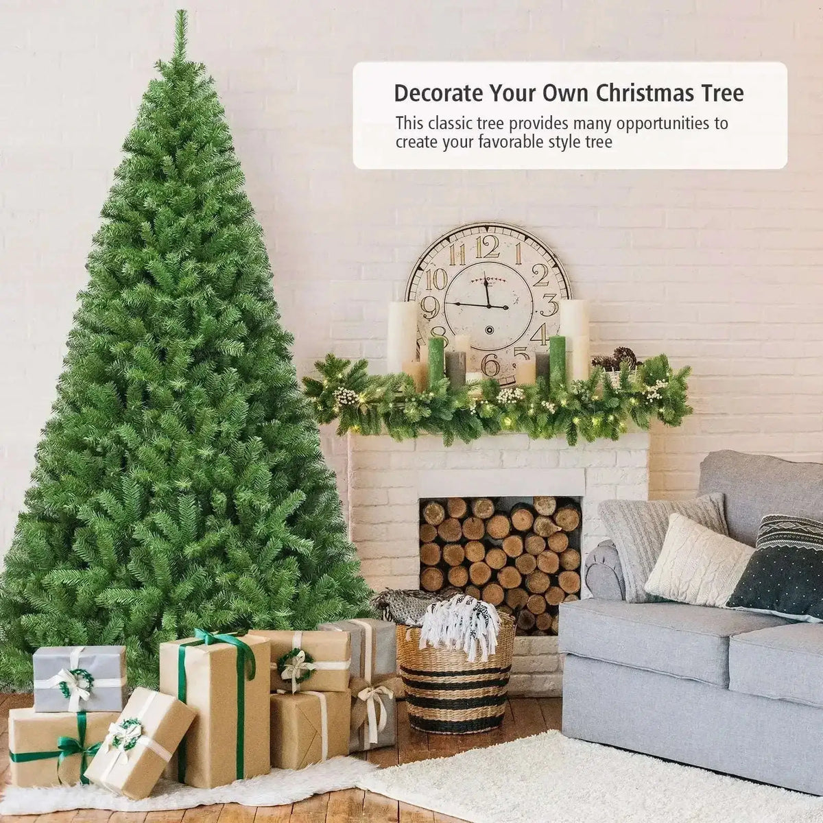 PVC Artificial Christmas Tree Premium Hinged Cartsfy Inc.