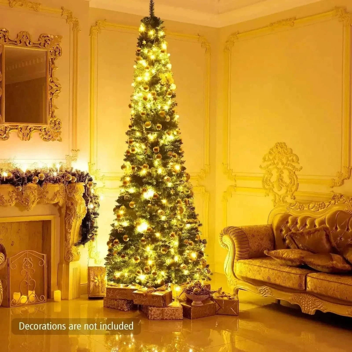 PVC Artificial Slim Pencil Christmas Tree Cartsfy Inc.