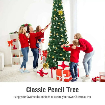 PVC Artificial Slim Pencil Christmas Tree Cartsfy Inc.
