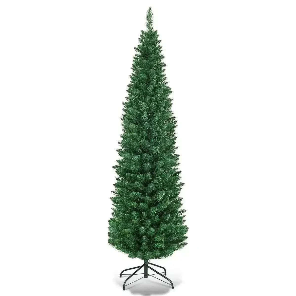 PVC Artificial Slim Pencil Christmas Tree - 9 Feet Cartsfy Inc.