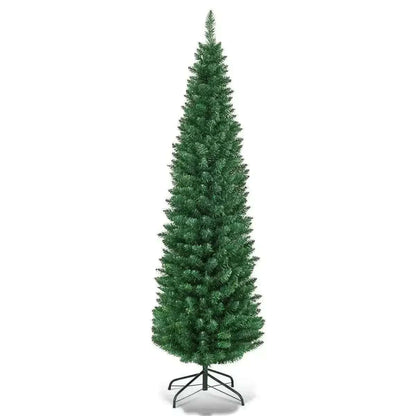 PVC Artificial Slim Pencil Christmas Tree - 9 Feet Cartsfy Inc.