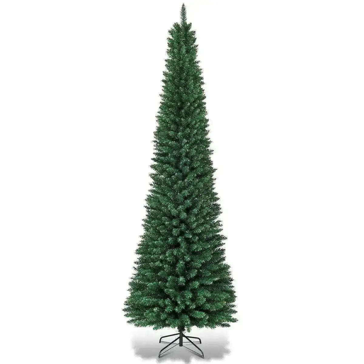 PVC Artificial Slim Pencil Christmas Tree - 9 Feet Cartsfy Inc.