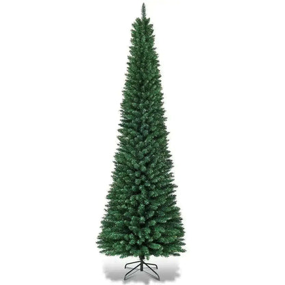 PVC Artificial Slim Pencil Christmas Tree - 9 Feet Cartsfy Inc.
