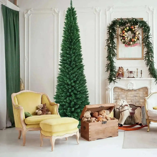 PVC Artificial Slim Pencil Christmas Tree Cartsfy Inc.