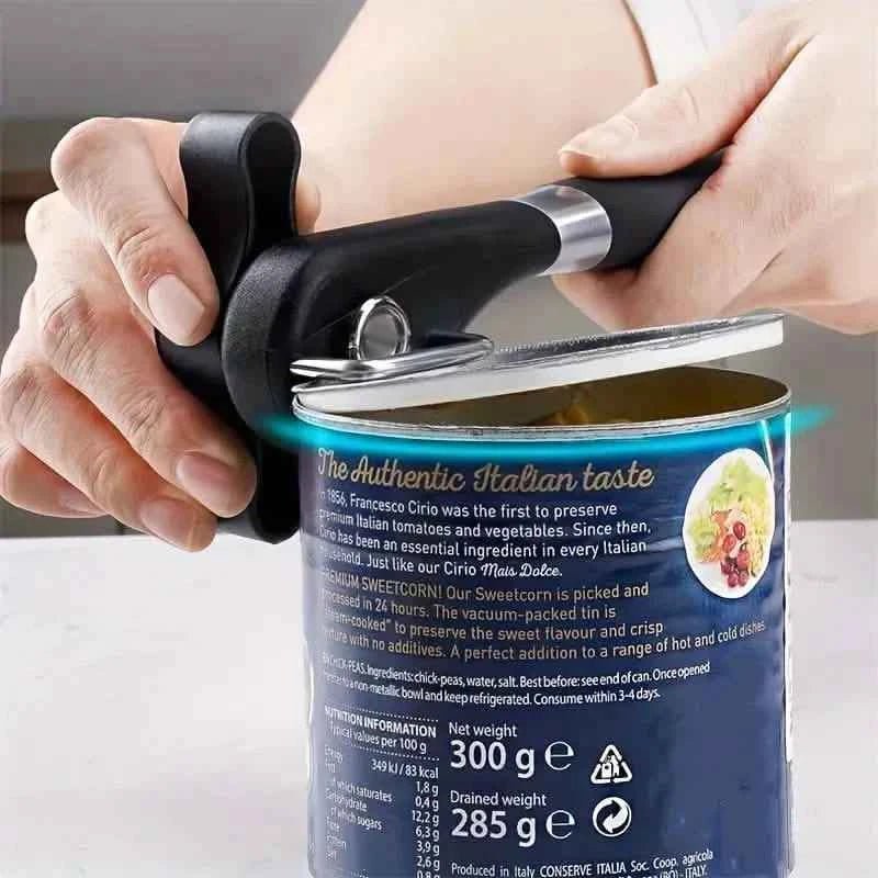 Quick And Easy Stainless Steel Can Opener - Multifunctional Kitchen Gadget - Cartsfy Inc.