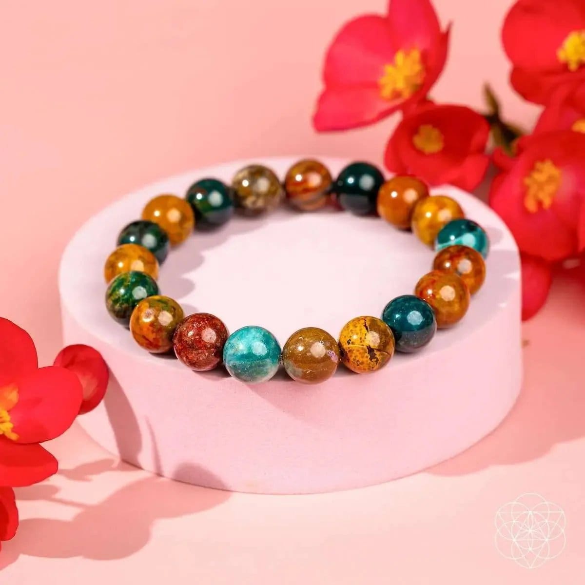 Quiet My Mind – Ocean Jasper Bracelet Conscious Items Default Title Default Title-