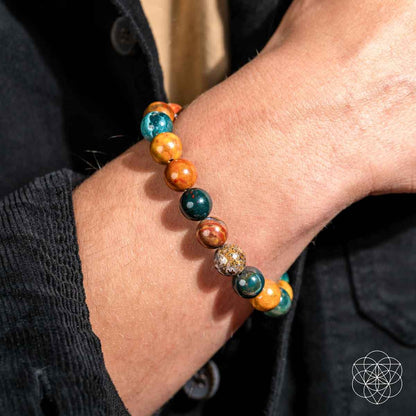 Quiet My Mind – Ocean Jasper Bracelet Cartsfy Inc.