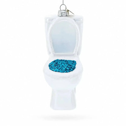 Quirky Toilet Glass Christmas Ornament Cartsfy Inc.