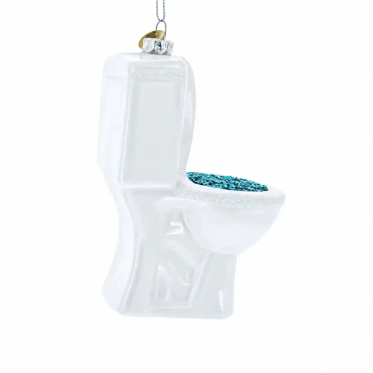 Quirky Toilet Glass Christmas Ornament Cartsfy Inc.
