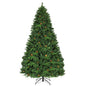 7.5 ft Artificial Christmas Tree with LED Lights and Pine Cones