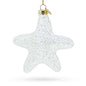 Radiant White Star "Love" Glass Christmas Ornament Cartsfy Inc.