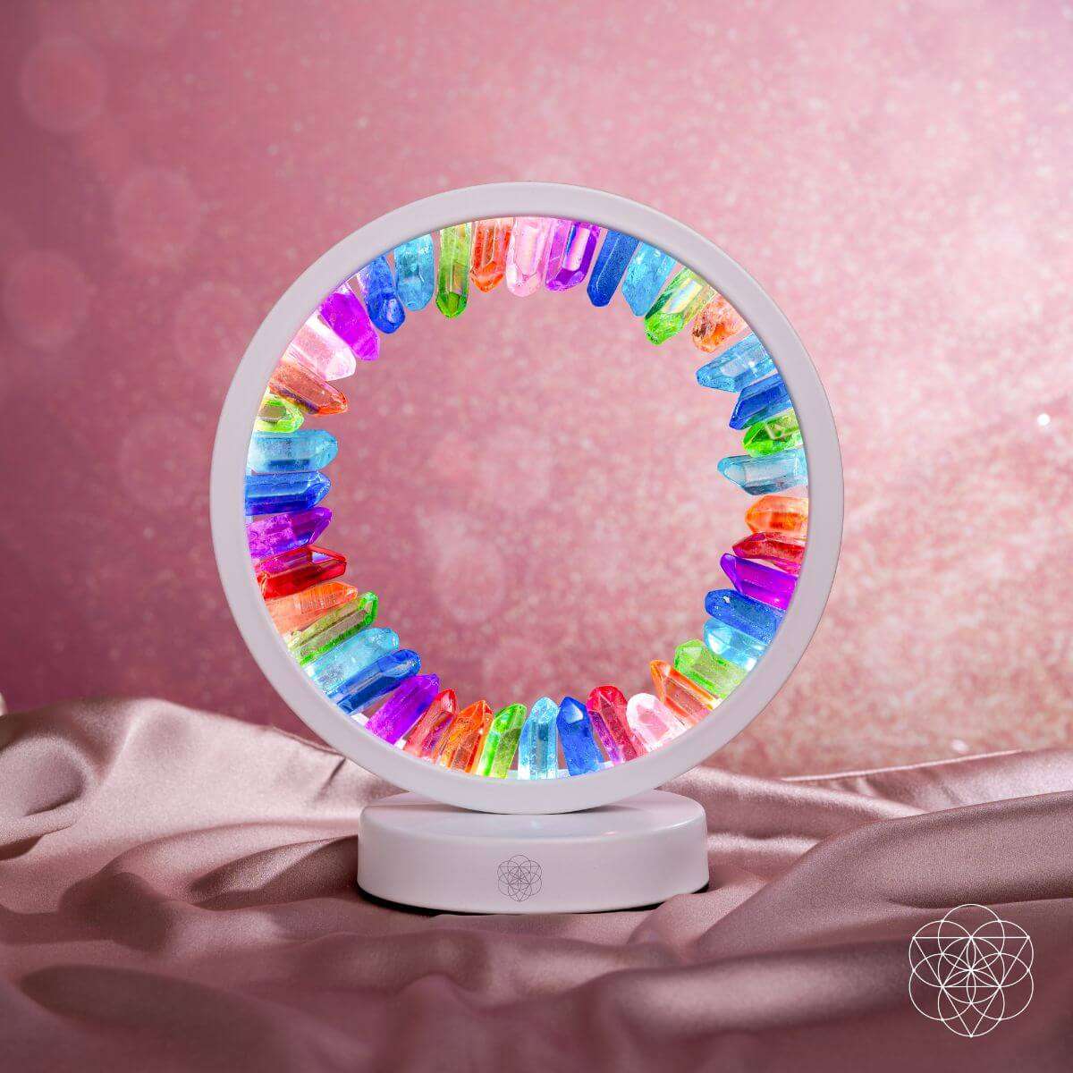 Rainbow After the Storm - Clear Quartz Lamp of Hope Cartsfy Inc.