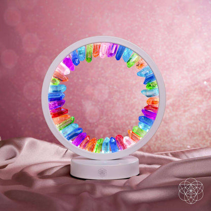 Rainbow After the Storm - Clear Quartz Lamp of Hope Cartsfy Inc.