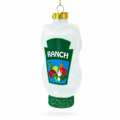 Ranch Dressing Glass Christmas Ornament Cartsfy Inc.