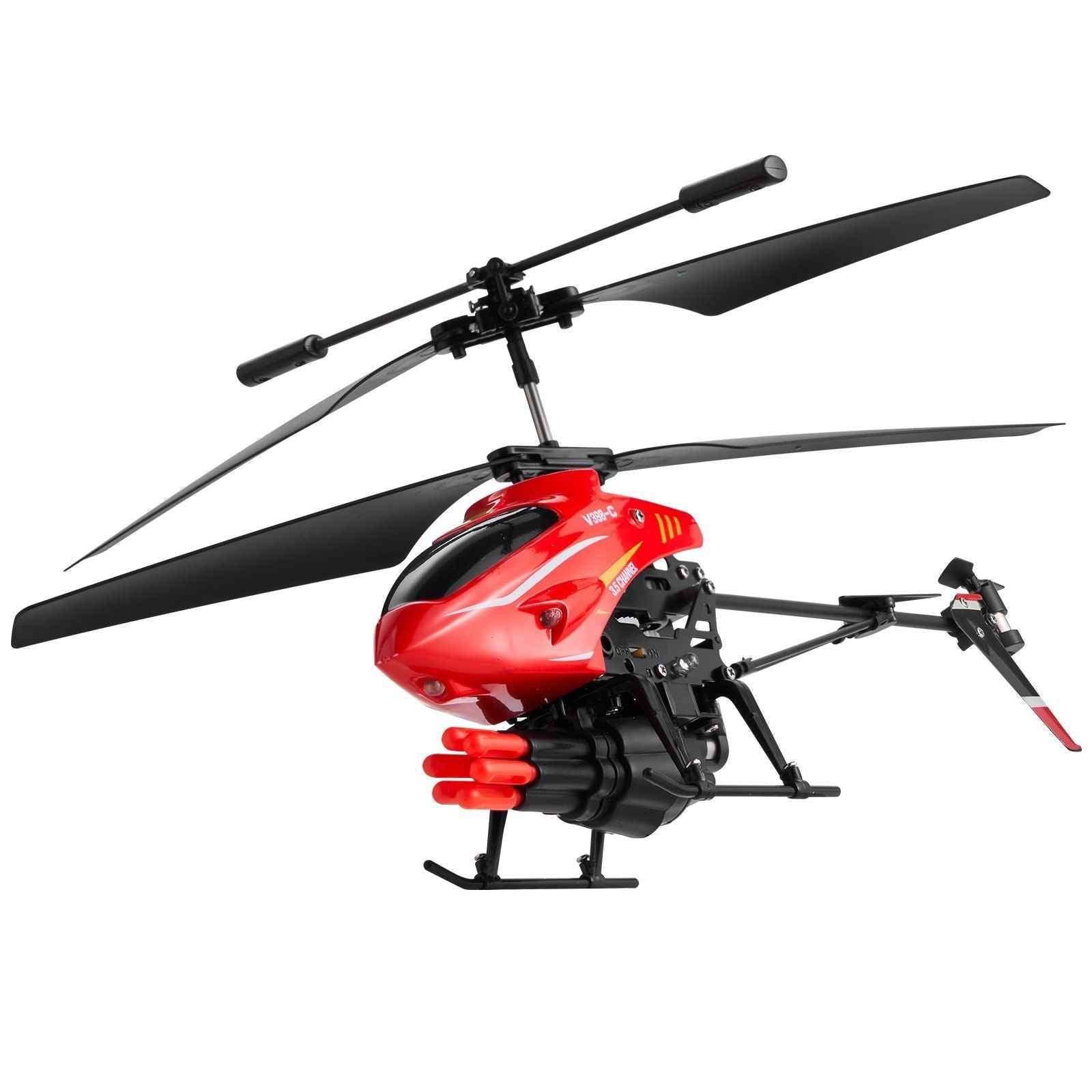 RC Helicopter 3.5 Channel Remote Control Aircraft Toy Shooting Mode Kids Present Cartsfy Inc.