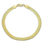 Real Gold Filled High Polish Finsh Magic/snake Chain Bracelet Flat Herringbone Cartsfy Inc.