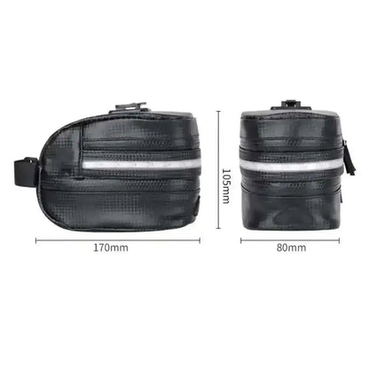 Rear Bike Saddle Bag with LED Light Cartsfy Inc.