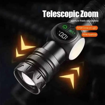 Rechargeable LED Flashlight with 5 Modes & Magnetic Base – Gift Box Cartsfy Inc.
