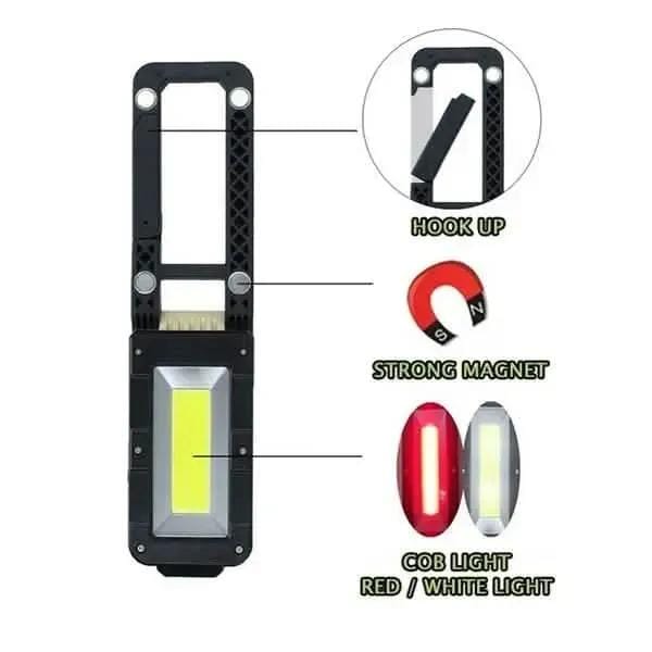 Rechargeable Magnetic Folding LED Outdoor Light DailySale S L S-L-