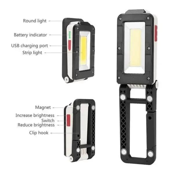 Rechargeable Magnetic Folding LED Outdoor Light DailySale S L S-L-