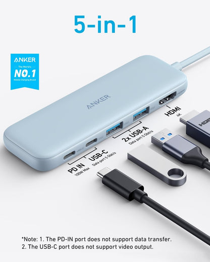 Refurbished Anker <b>332</b> USB - C Hub (5 - in - 1) - Cartsfy Inc.