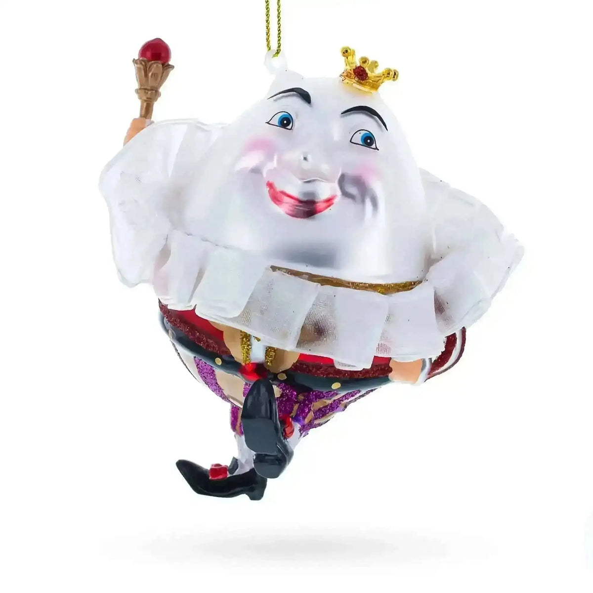 Regal Egg King Glass Christmas Ornament Cartsfy Inc.