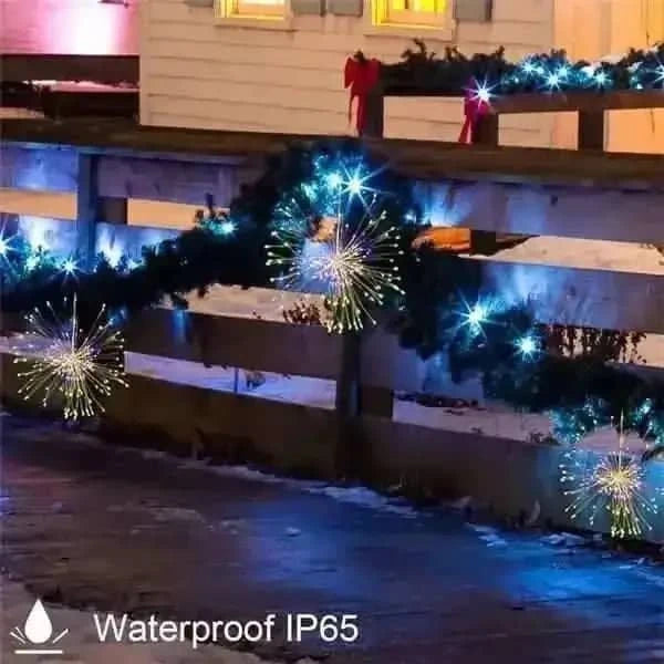 Remote Control Waterproof Christmas Fireworks LED String Lights Cartsfy Inc.