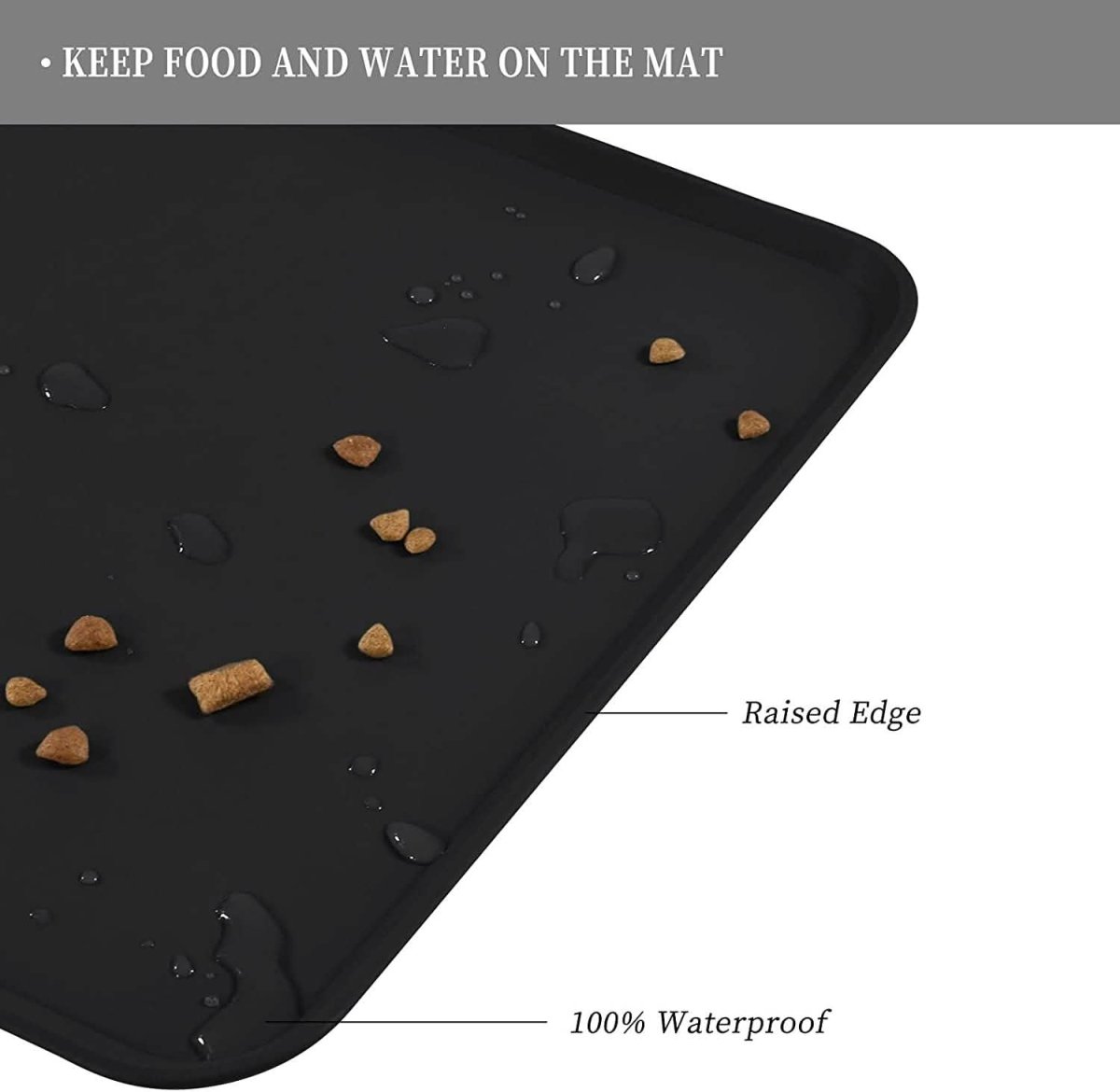 Reopet Silicone Dog Cat Bowl Mat Non - Stick Food Pad - Cartsfy Inc.