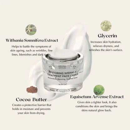 Restoring Wrinkle Treatment Face Cream – Vegan, Hypoallergenic, Gluten-Free Anti-Aging Formula Cartsfy Inc.