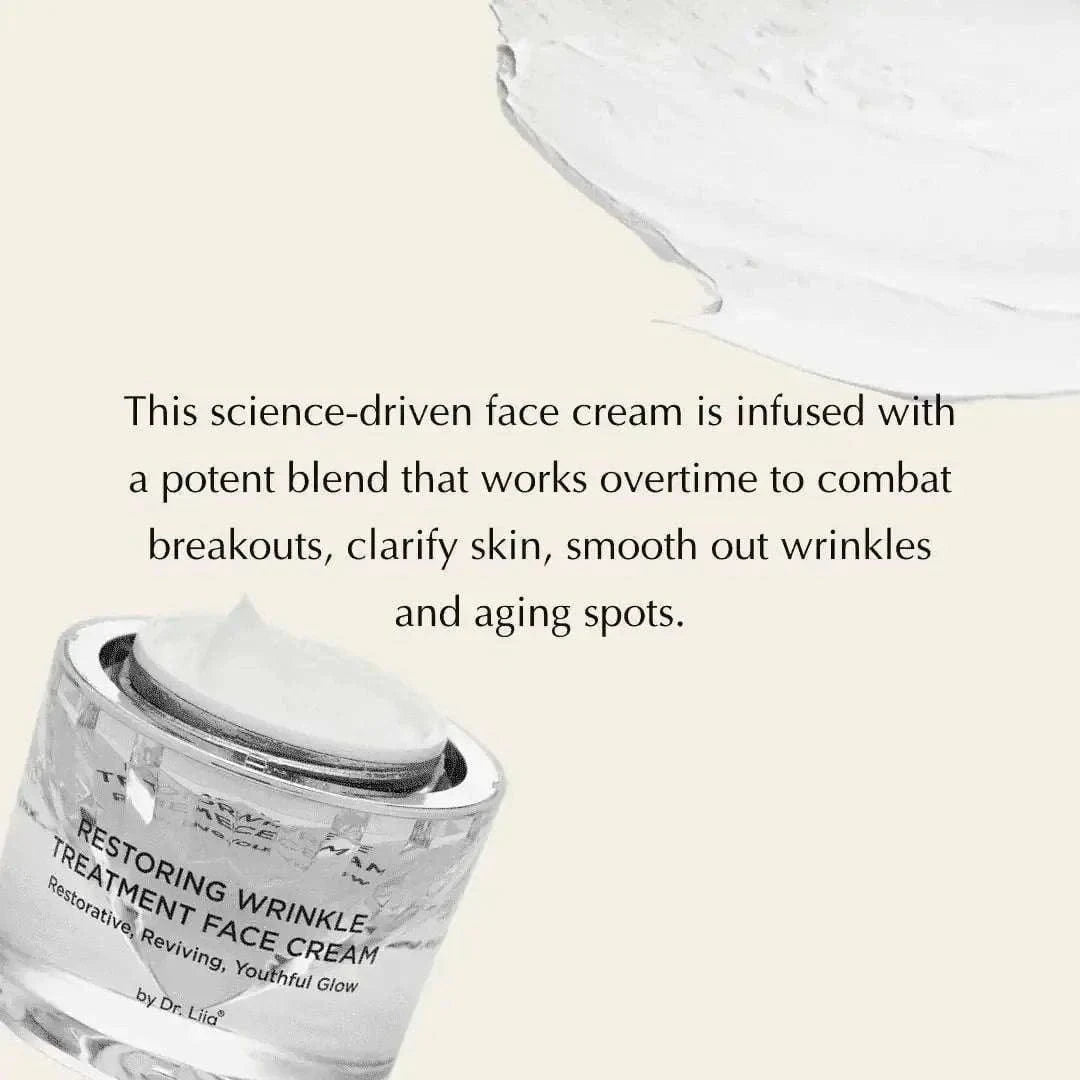Restoring Wrinkle Treatment Face Cream – Vegan, Hypoallergenic, Gluten-Free Anti-Aging Formula Cartsfy Inc.