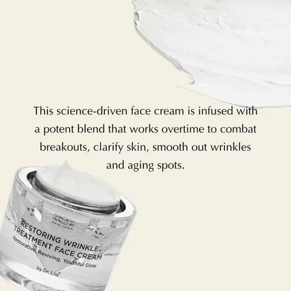 Restoring Wrinkle Treatment Face Cream – Vegan, Hypoallergenic, Gluten-Free Anti-Aging Formula Cartsfy Inc.