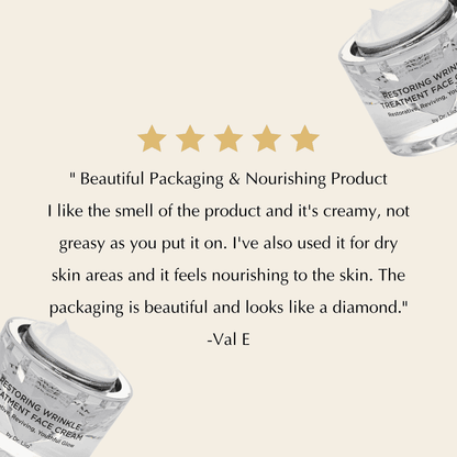 Restoring Wrinkle Treatment Face Cream – Vegan, Hypoallergenic, Gluten-Free Anti-Aging Formula Cartsfy Inc.