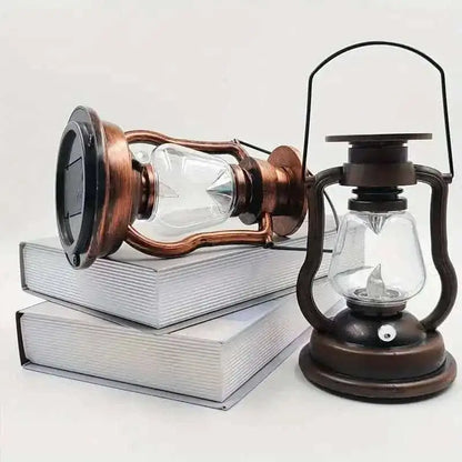 Retro Kerosene Lamp LED Horse Lantern Outdoor Waterproof Portable Rechargeable Solar Powered Flame Light Cartsfy Inc.