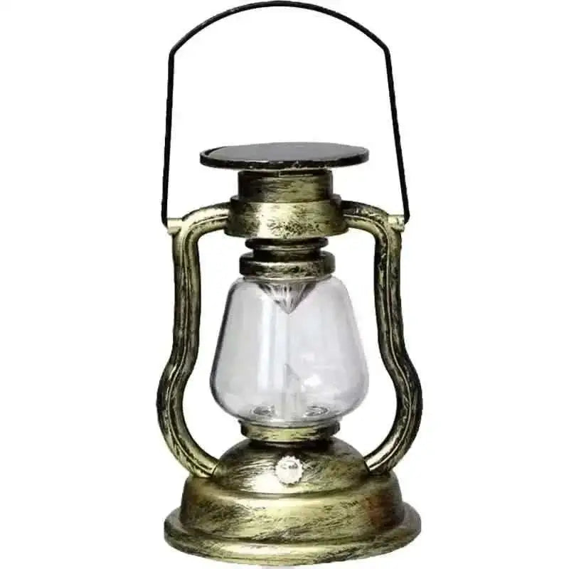 Retro Kerosene Lamp LED Horse Lantern Outdoor Waterproof Portable Rechargeable Solar Powered Flame Light Cartsfy Inc.