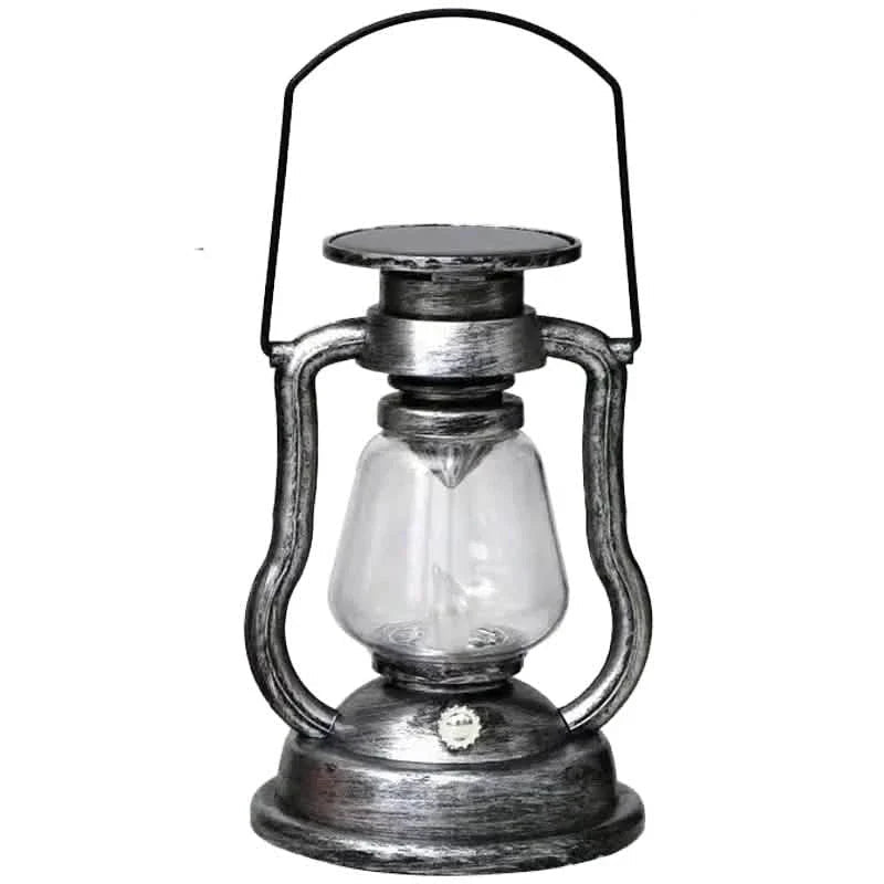 Retro Kerosene Lamp LED Horse Lantern Outdoor Waterproof Portable Rechargeable Solar Powered Flame Light - Cartsfy Inc.