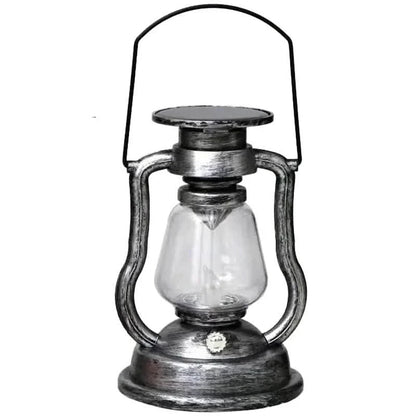 Retro Kerosene Lamp LED Horse Lantern Outdoor Waterproof Portable Rechargeable Solar Powered Flame Light - Cartsfy Inc.