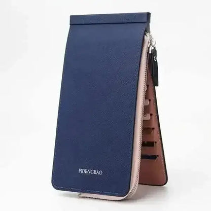 RFID Blocking Bifold Multi Card Case Wallet DailySale Black Coffee Dark Blue Black-Coffee-Dark Blue-Pink-Red-Rose Red-