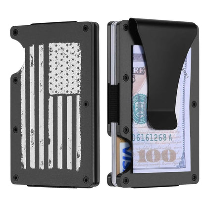 RFID Blocking Minimalist Scratch Resistant Slim Credit Card Holder Wallet with Easily Removable Money Clip Cartsfy Inc.