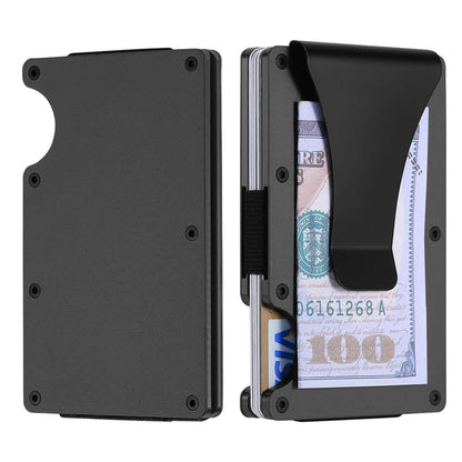 RFID Blocking Minimalist Scratch Resistant Slim Credit Card Holder Wallet with Easily Removable Money Clip Cartsfy Inc.